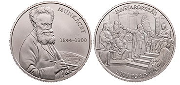 2019 Munkácsy Mihály színesfém érme 2019 Munkácsy Mihály színesfém érme